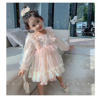 Load image into Gallery viewer, Baby Kid Girls Solid Color Dresses Wholesale 220606386
