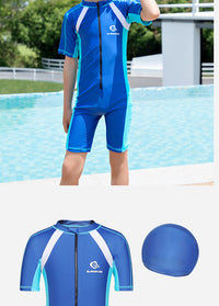 Load image into Gallery viewer, Kid Big Kid Unisex Letters Beach Rompers Swimwears Wholesale 220606422
