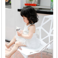 Load image into Gallery viewer, Baby Kid Girls Solid Color Lace Beach Rompers Swimwears Wholesale 22060650
