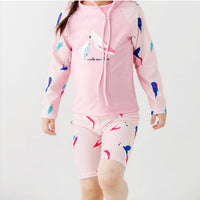Load image into Gallery viewer, 2 Pieces Set Baby Kid Girls Beach Animals Cartoon Print Tops And Shorts Wholesale 22060652
