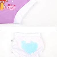 Load image into Gallery viewer, Unisex Color-blocking Flamingo Cartoon Unicorn Print Beach Shorts Swimwears Wholesale 22060656
