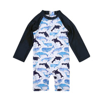 Load image into Gallery viewer, Baby Kid Boys Color-blocking Print Beach Jumpsuits Swimwears Wholesale 22060676
