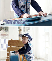 Load image into Gallery viewer, Baby Kid Boys Color-blocking Print Beach Jumpsuits Swimwears Wholesale 22060676
