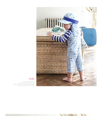 Load image into Gallery viewer, Baby Kid Boys Striped Color-blocking Cartoon Print Beach Jumpsuits Swimwears Wholesale 22060677
