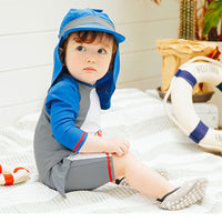 Load image into Gallery viewer, Baby Kid Boys Color-blocking Print Beach Jumpsuits Swimwears Wholesale 22060683
