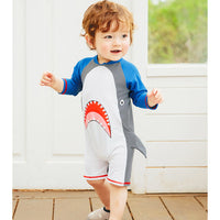 Load image into Gallery viewer, Baby Kid Boys Color-blocking Print Beach Jumpsuits Swimwears Wholesale 22060683
