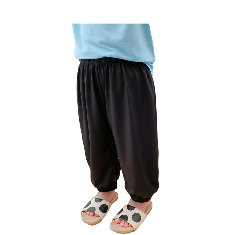 Baby Kid Unisex Solid Color Pants Wholesale 22060812