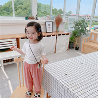 Load image into Gallery viewer, Baby Kid Unisex Solid Color Pants Wholesale 22060812
