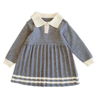 Load image into Gallery viewer, Baby Kid Girls Striped Dresses Wholesale 22060814
