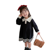 Load image into Gallery viewer, Baby Kid Girls Striped Dresses Wholesale 22060814
