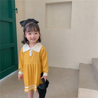 Load image into Gallery viewer, Baby Kid Girls Striped Dresses Wholesale 22060814
