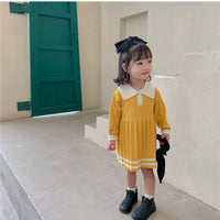 Load image into Gallery viewer, Baby Kid Girls Striped Dresses Wholesale 22060814
