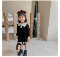 Load image into Gallery viewer, Baby Kid Girls Striped Dresses Wholesale 22060814

