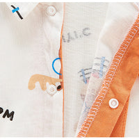 Load image into Gallery viewer, Baby Unisex Color-blocking Cartoon Rompers Wholesale 220608179
