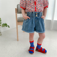 Load image into Gallery viewer, Baby Kid Girls Solid Color Shorts Wholesale 22060825
