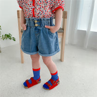 Load image into Gallery viewer, Baby Kid Girls Solid Color Shorts Wholesale 22060825
