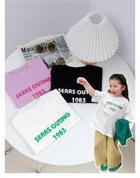 Load image into Gallery viewer, Baby Kid Girls Letters Print T-Shirts Wholesale 220608268
