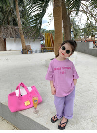 Load image into Gallery viewer, Baby Kid Girls Letters Print T-Shirts Wholesale 220608268
