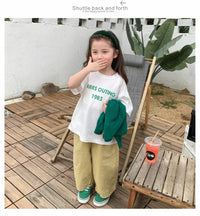 Load image into Gallery viewer, Baby Kid Girls Letters Print T-Shirts Wholesale 220608268
