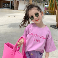 Load image into Gallery viewer, Baby Kid Girls Letters Print T-Shirts Wholesale 220608268
