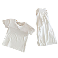 Load image into Gallery viewer, 2 Pieces Set Baby Kid Girls Solid Color T-Shirts And Pants Wholesale 22060833
