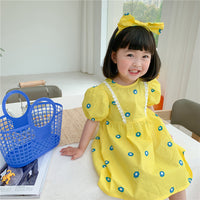 Load image into Gallery viewer, Baby Kid Girls Flower Print Dresses Wholesale 22060834
