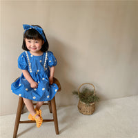 Load image into Gallery viewer, Baby Kid Girls Flower Print Dresses Wholesale 22060834
