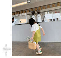 Load image into Gallery viewer, Baby Kid Girls Solid Color Dresses Wholesale 220608345
