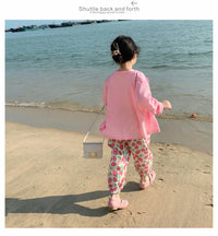 Load image into Gallery viewer, Baby Kid Unisex Flower Fruit Print Pants Wholesale 220608349
