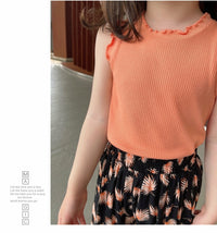 Load image into Gallery viewer, Baby Kid Girls Solid Color Tops Wholesale 22060836
