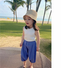 Load image into Gallery viewer, Baby Kid Girls Solid Color Tops Wholesale 22060836
