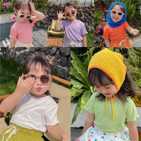 Load image into Gallery viewer, Baby Kid Girls Solid Color Tops Wholesale 220608376
