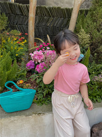 Load image into Gallery viewer, Baby Kid Girls Solid Color Tops Wholesale 220608376
