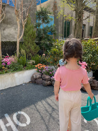 Load image into Gallery viewer, Baby Kid Girls Solid Color Tops Wholesale 220608376
