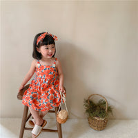 Load image into Gallery viewer, Baby Kid Girls Flower Print Dresses Wholesale 22060838
