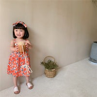 Load image into Gallery viewer, Baby Kid Girls Flower Print Dresses Wholesale 22060838
