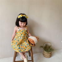 Load image into Gallery viewer, Baby Kid Girls Flower Print Dresses Wholesale 22060838
