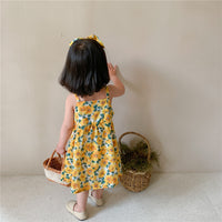 Load image into Gallery viewer, Baby Kid Girls Flower Print Dresses Wholesale 22060838
