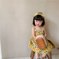Load image into Gallery viewer, Baby Kid Girls Flower Print Dresses Wholesale 22060838
