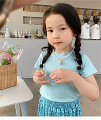Load image into Gallery viewer, Baby Kid Unisex Solid Color T-Shirts Wholesale 22060840
