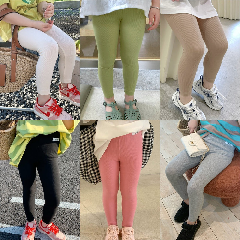 Baby Kid Girls Solid Color Pants Leggings Wholesale 22060842