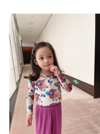 Load image into Gallery viewer, Baby Kid Girls Flower Leopard Print Tops Wholesale 22060844
