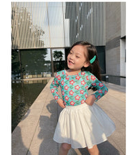 Load image into Gallery viewer, Baby Kid Girls Flower Leopard Print Tops Wholesale 22060844
