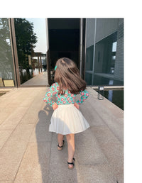 Load image into Gallery viewer, Baby Kid Girls Flower Leopard Print Tops Wholesale 22060844
