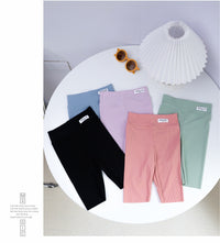 Load image into Gallery viewer, Baby Kid Girls Solid Color Letters Shorts Leggings Wholesale 220608450
