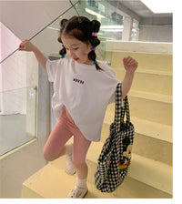 Load image into Gallery viewer, Baby Kid Girls Solid Color Letters Shorts Leggings Wholesale 220608450
