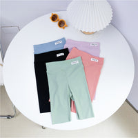 Load image into Gallery viewer, Baby Kid Girls Solid Color Letters Shorts Leggings Wholesale 220608450
