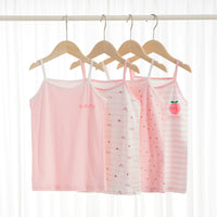 Load image into Gallery viewer, Kid Girls Striped Letters Love heart Polka dots Cartoon Print Tank Tops Wholesale 22060848
