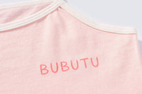 Load image into Gallery viewer, Kid Girls Striped Letters Love heart Polka dots Cartoon Print Tank Tops Wholesale 22060848
