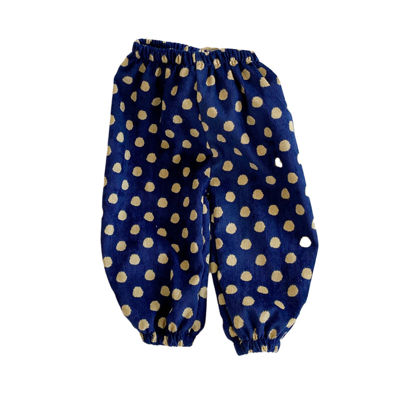 Baby Kid Unisex Polka dots Print Pants Wholesale 22060850